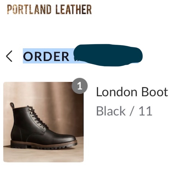 EUC Men's Portland Leather London Boot, Black Size 11.5 - Picture 13 of 13